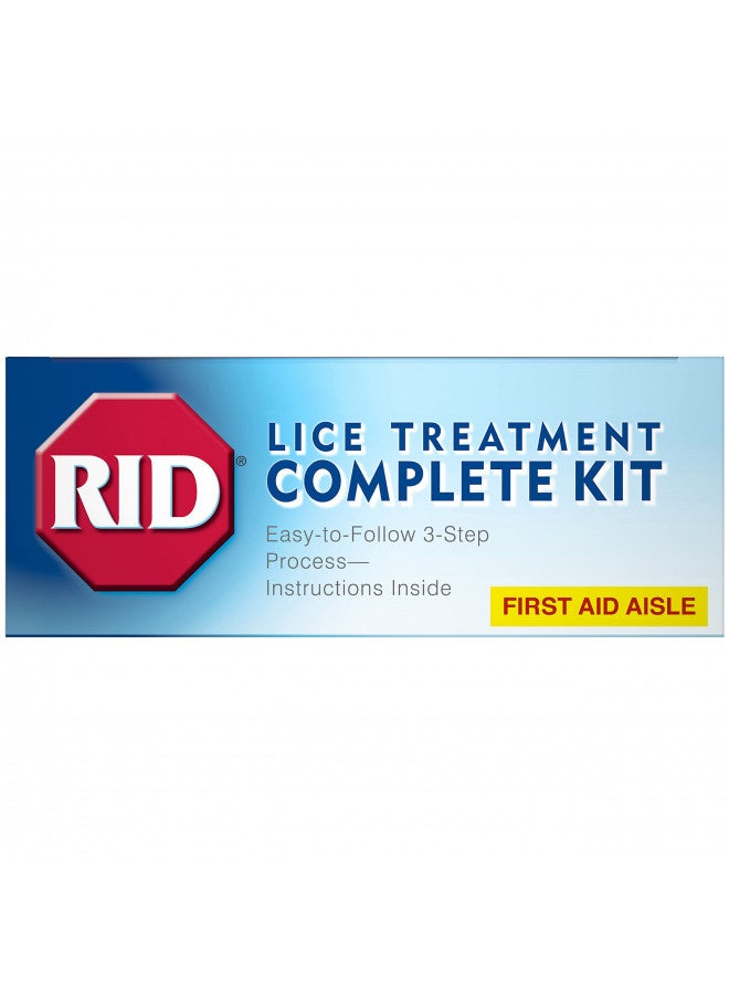 RID RID Lice Treatment Complete Kit Includes Fluid Ounces Lice Killing Shampoo 2 Fluid Ounces Lice and Egg CombOut Spray Lice Comb and 3 Ounces Home Lice Bedbug Dust Mite Home Spray, 4 Piece Set, 1 Count - Image 5
