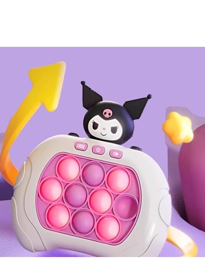 لعبة بوب بوش بابلز، ألعاب فيدجيت، لعبة بازل، لعبة بتصميم جهاز تشغيل ألعاب الفيديو بنمط كرتوني للبالغين مع أضواء (K1) - Image 3