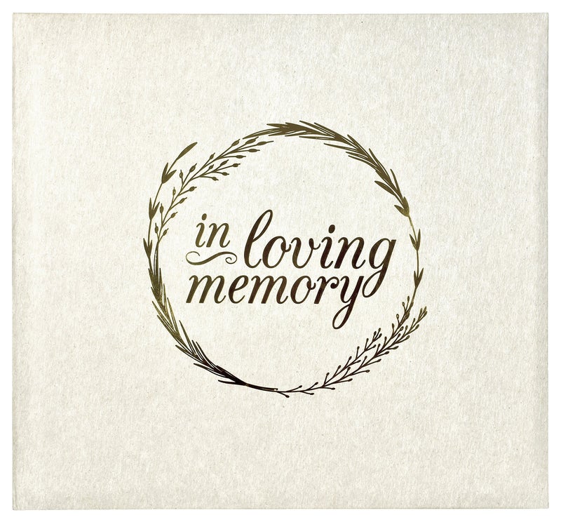 MCS 860162 in Loving Memorial Photo Album 12 x 12 Ivory