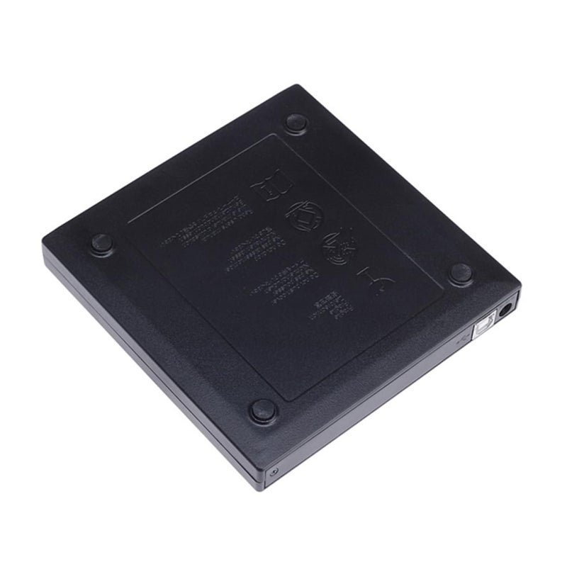 Portable USB External DVD CD Burner Rewriter Drive For Laptop Data Transfer Black - Image 4