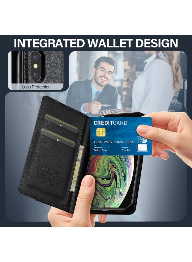 LC.IMEEKE Case For iPhone X / XS L1 Series Frosted Fine Texture PU Phone Case - Image 5