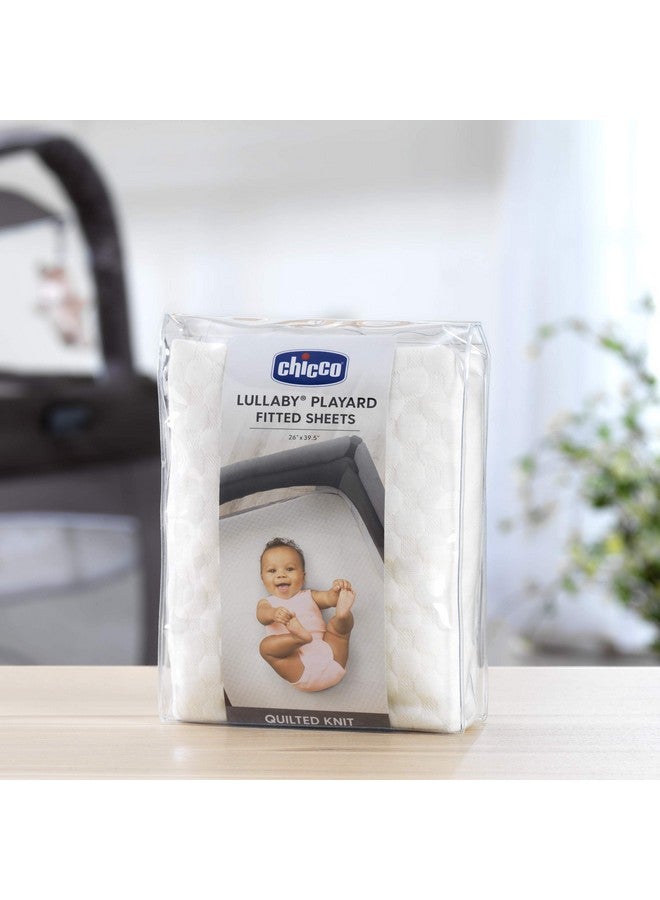 Chicco Chicco Lullaby Playard Sheet - Ivory | Ivory  - Image 3
