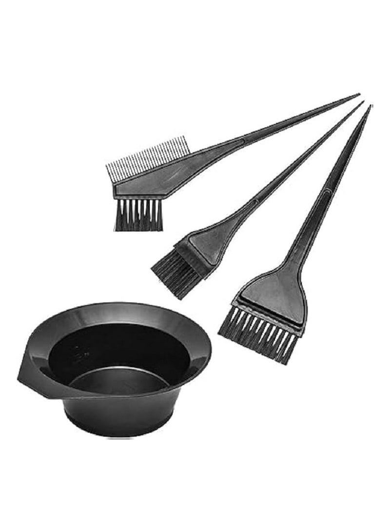 Generic Hair dye kit consisting of DIY styling tools, bowl and brush - blackر  - Image 1