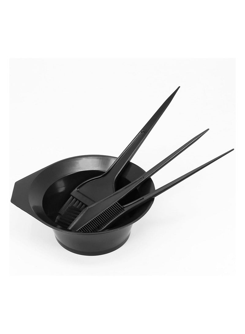 Generic Hair dye kit consisting of DIY styling tools, bowl and brush - blackر  - Image 3