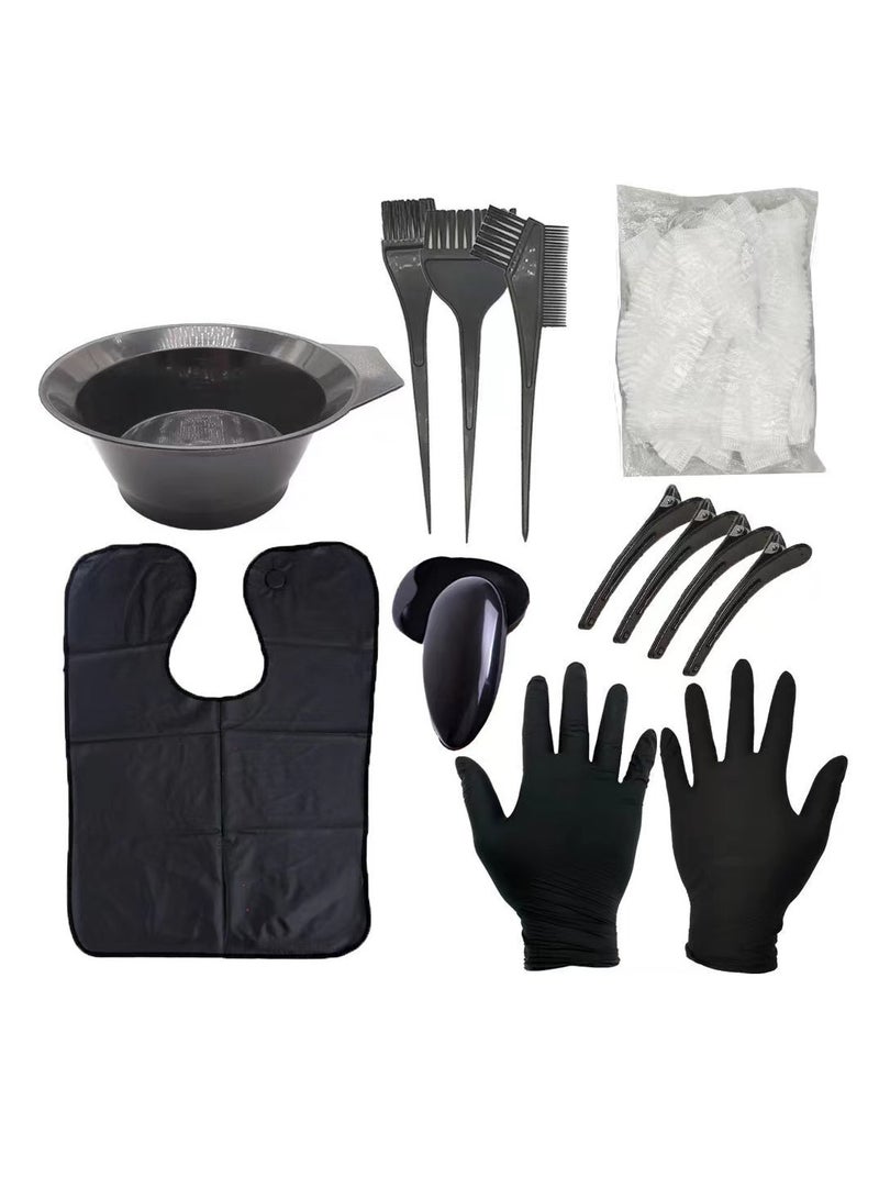 Laseta 23 Pieces Hair Dye Coloring Kit, Hair Tinting Bowl, Hair agitator, Dye Brush, Ear Cover, Hairpin, Hair Coloring Cape For Hair Dye Tools - Image 1