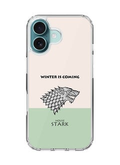 For iPhone 16 Case [Compatible with MagSafe] Slim Magnetic cover Clear Phone Case - GOT House Stark