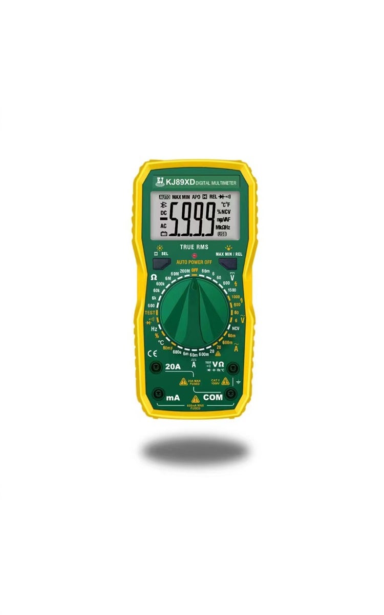 kashemano Precise Digital Multimeter, 1500V 20A, AC/DC measurement, LCD, Green,Digital Display 5999 - Image 4