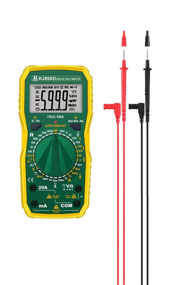 kashemano Precise Digital Multimeter, 1500V 20A, AC/DC measurement, LCD, Green,Digital Display 5999 - Image 1