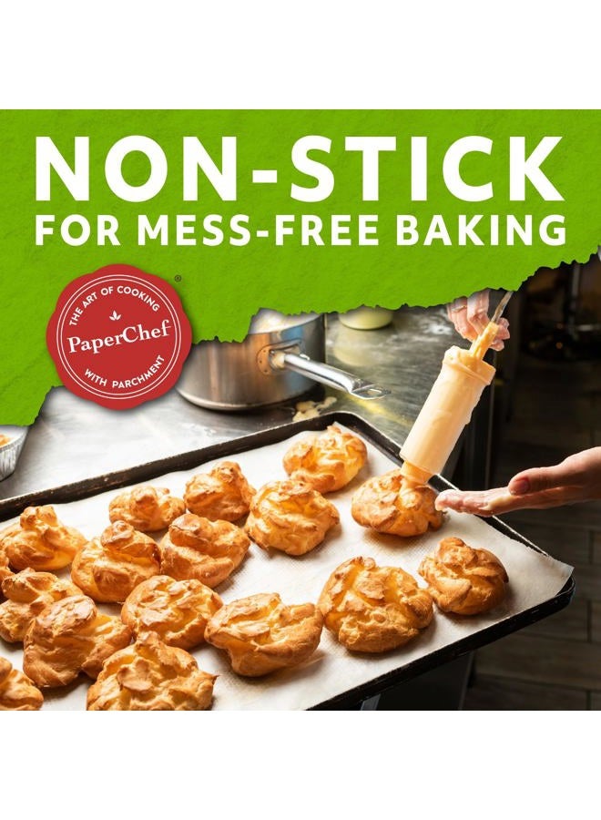 PaperChef Culinary Parchment Non-Stick Pre-cut Sheets 15x16.5", 24-ct - Image 2