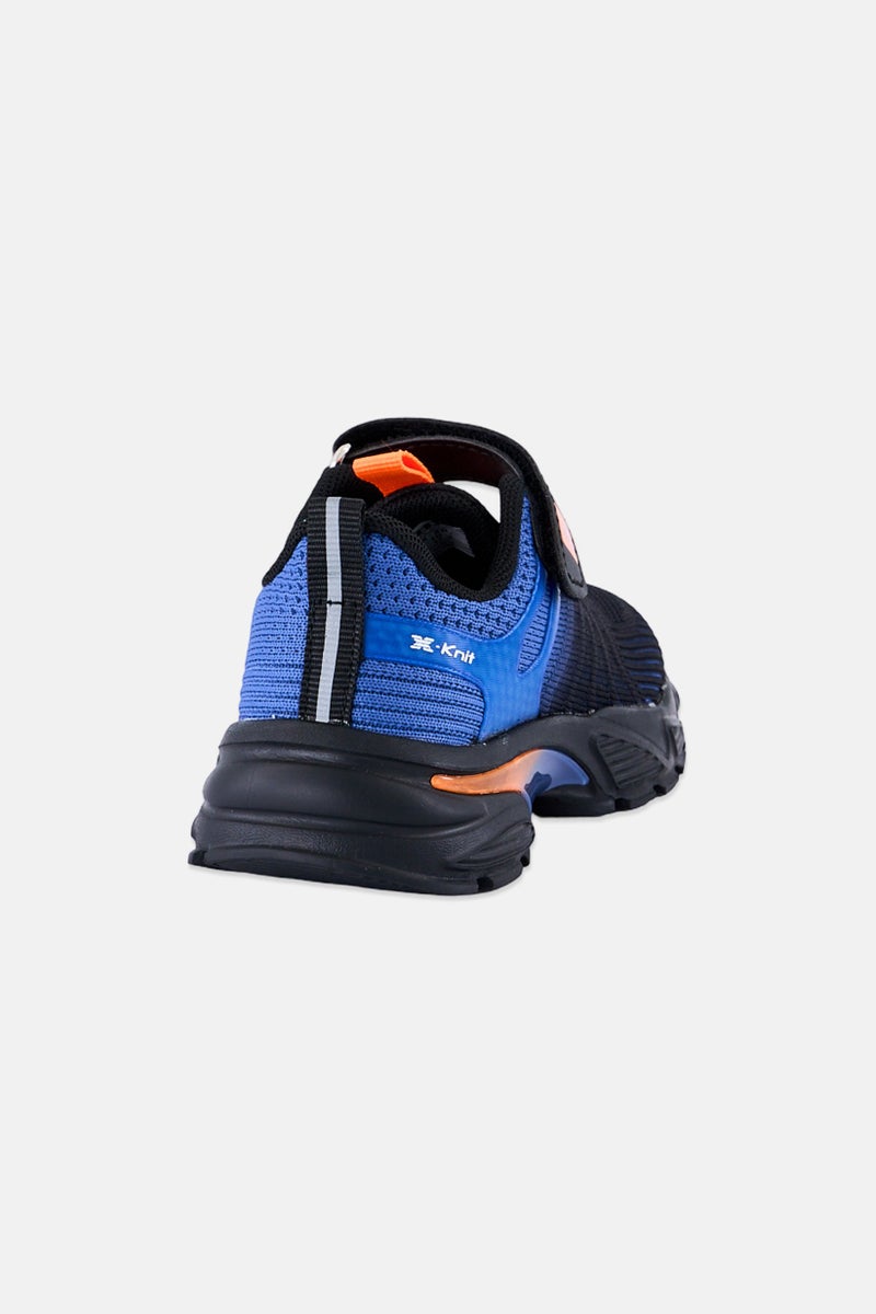 RBX Toddlers Boy Velcro Closure Running Shoes, Black - Image 3