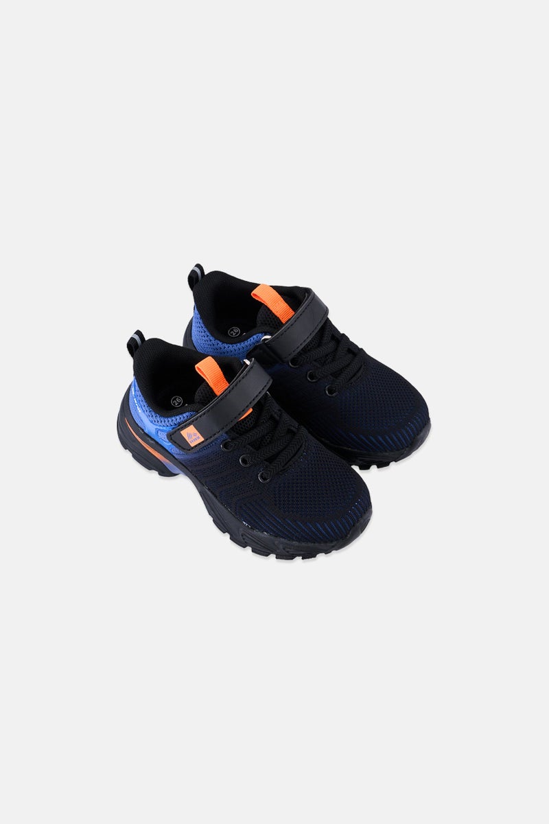 RBX Toddlers Boy Velcro Closure Running Shoes, Black - Image 2