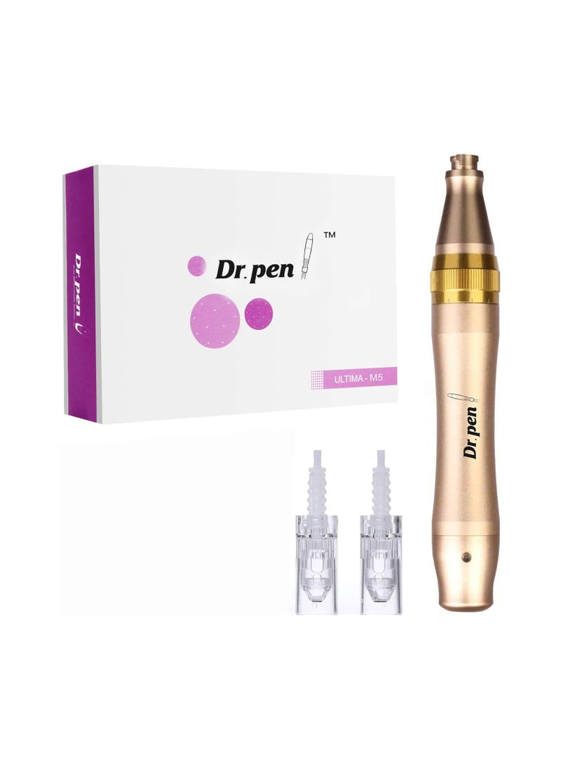 Dr.pen Dr Pen M5 Ultima Derma Pen Professional Electric Microneedle for Anti-aging Acne Scars Wrinkles with 2pcs 12PIN Cartridges  - Image 1