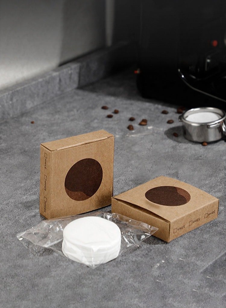 Coffee Paper Filter For Italian Espresso Machine, 100 PCS 58MM Espresso Filter Puck Screen Portafilter Paper For Home Office DIY Coffee Compatible With AeroPress Coffee And Espresso Maker  - Image 1