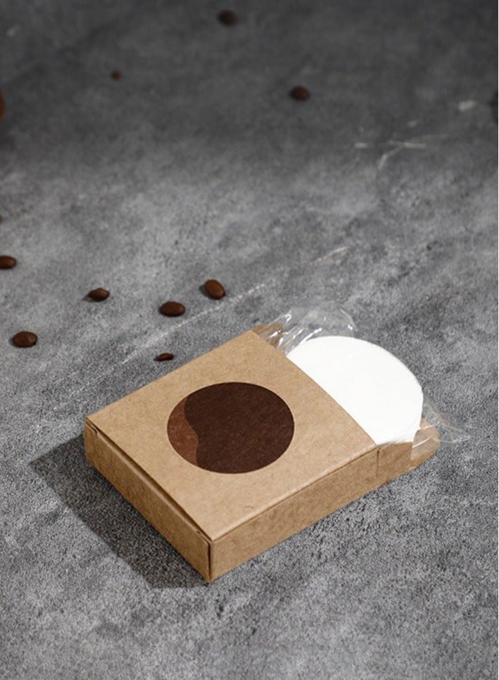 Coffee Paper Filter For Italian Espresso Machine, 100 PCS 58MM Espresso Filter Puck Screen Portafilter Paper For Home Office DIY Coffee Compatible With AeroPress Coffee And Espresso Maker  - Image 3