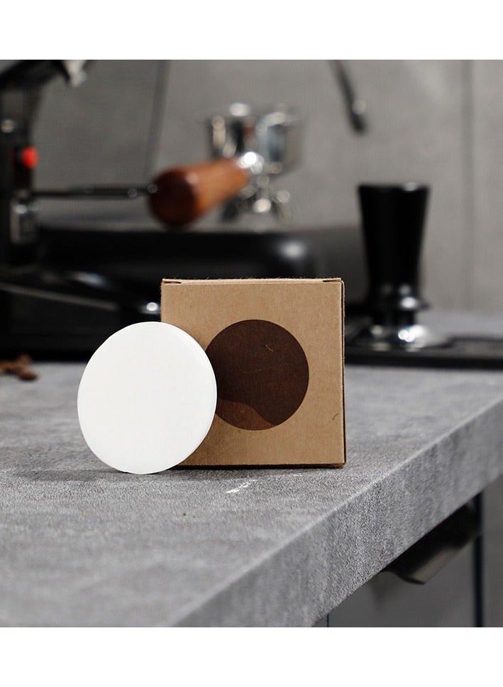 Coffee Paper Filter For Italian Espresso Machine, 100 PCS 58MM Espresso Filter Puck Screen Portafilter Paper For Home Office DIY Coffee Compatible With AeroPress Coffee And Espresso Maker  - Image 4