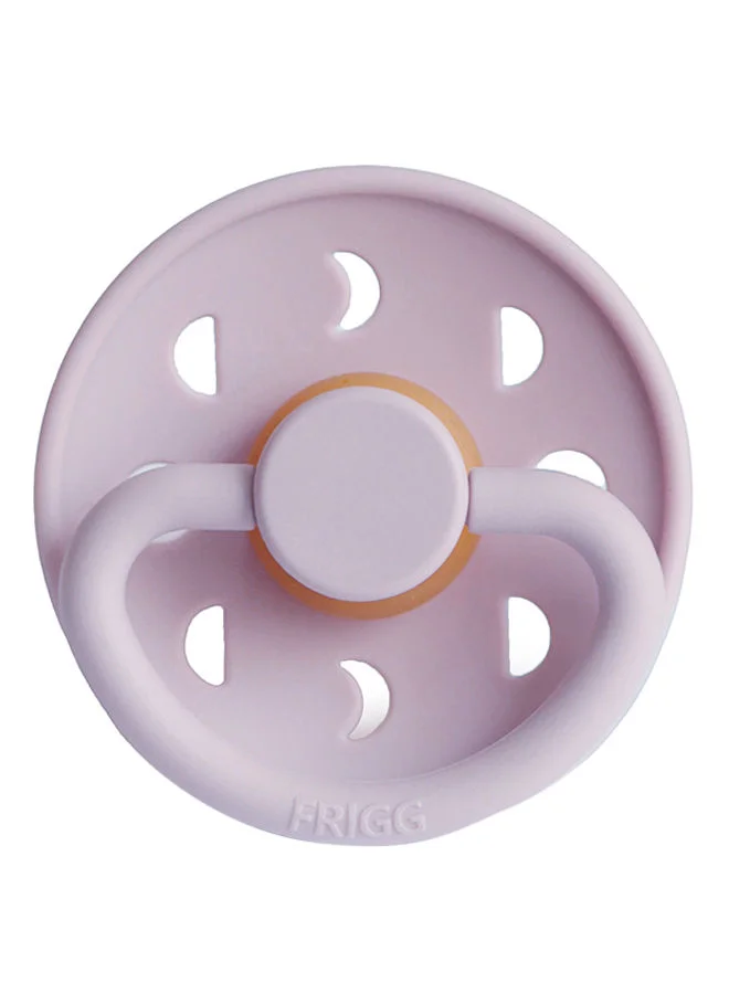 FRIGG Moon Phase Latex Pacifier, 0-6 Months,  Size 1 - Soft Lilac