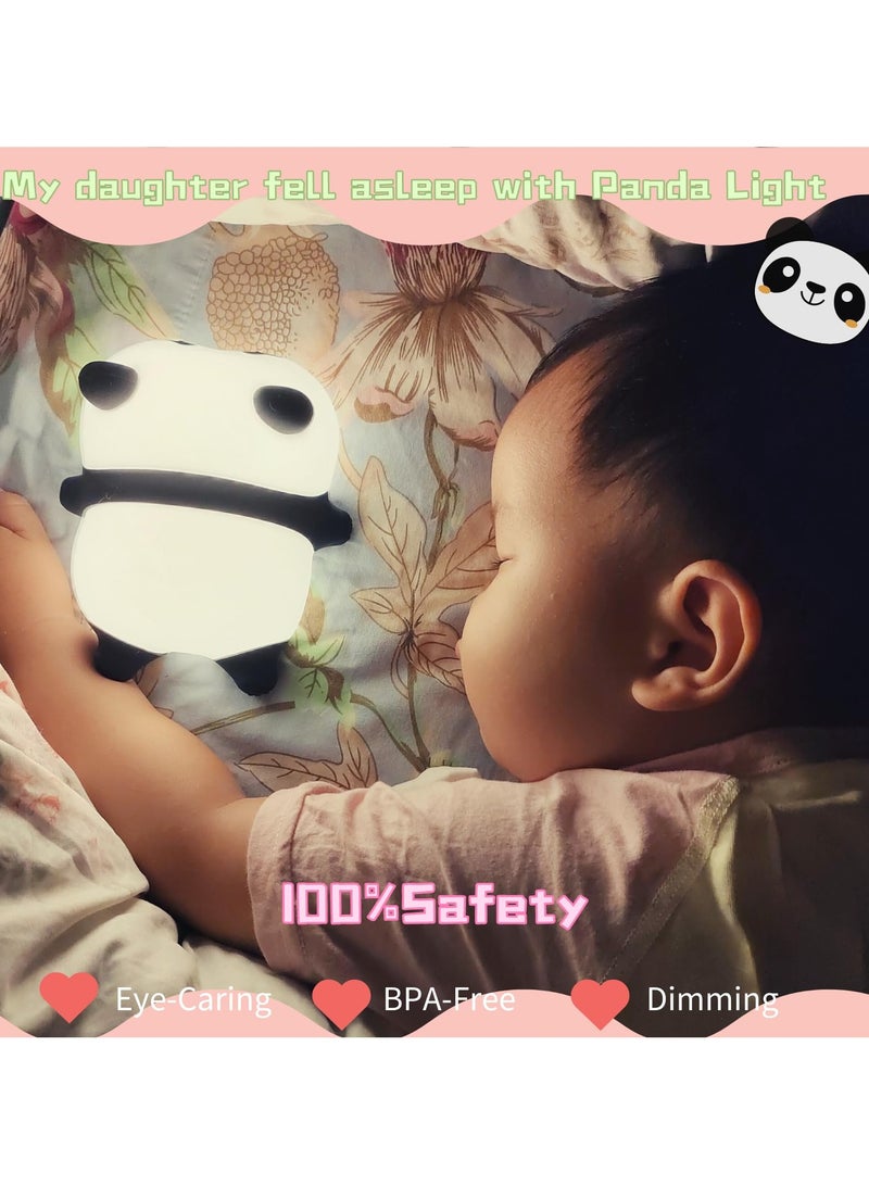 LED Night Lights for Kids, Panda Gifts, LED Lights for Room, Baby Night Lights for Nursery, Timer Auto Shutoff, Touch lamp, Battery Operated Night Lights, for Bedrooms, Living Room - Image 2