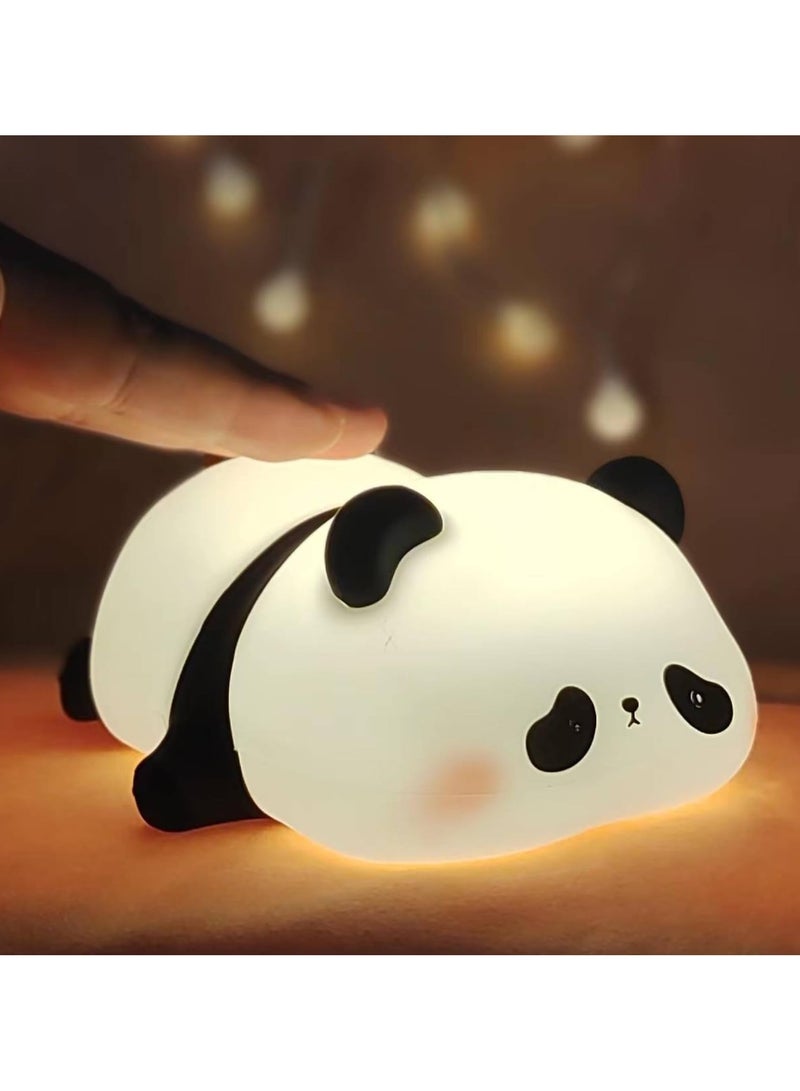 LED Night Lights for Kids, Panda Gifts, LED Lights for Room, Baby Night Lights for Nursery, Timer Auto Shutoff, Touch lamp, Battery Operated Night Lights, for Bedrooms, Living Room - Image 1