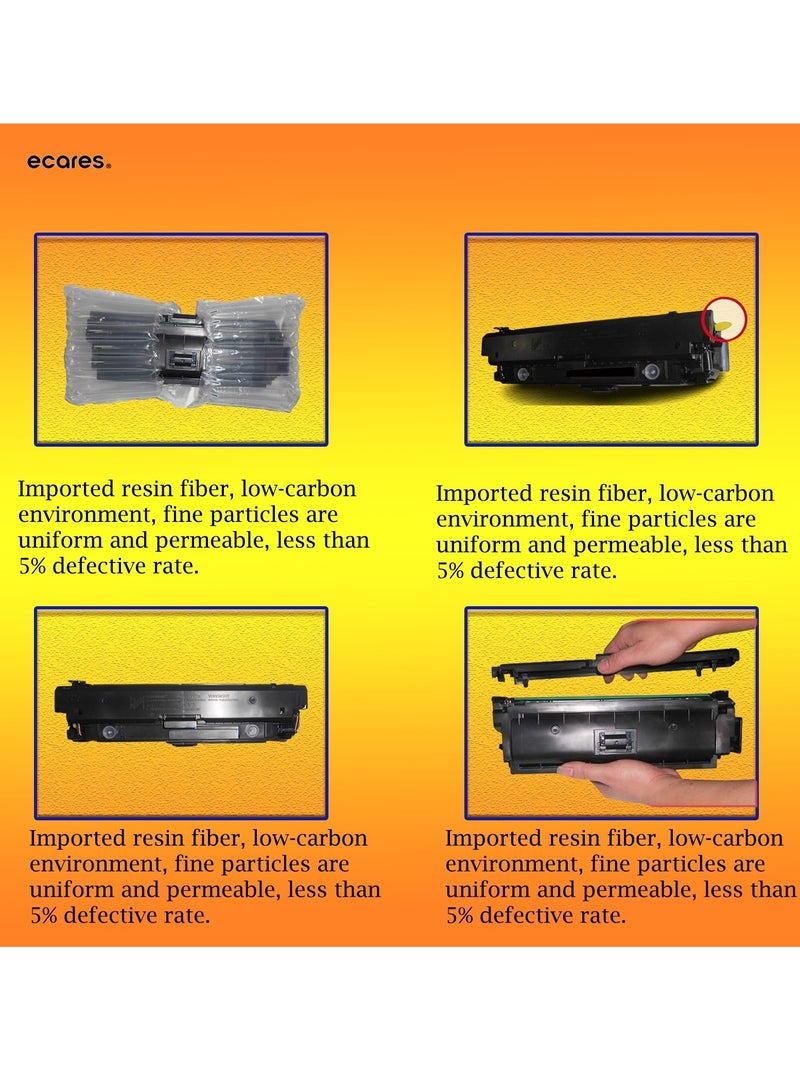 ECARES® Compatible Toner Cartridge Replacement for  147A W1470A use for HP Laser M610 M611 M612 MFP M634 M635 M636 Printer (Black) - Image 3