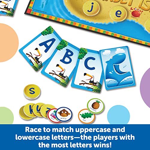 Learning Resources لعبة جزيرة الأبجدية من موارد التعلم - لعبة الحروف والأصوات، ألعاب مونتيسوري ABC، تعلم القراءة، الفونكس للأطفال، ممارسة الكتابة، لعبة لوحية، مستلزمات التعليم المنزلي، نشاط تعليمي - Image 2