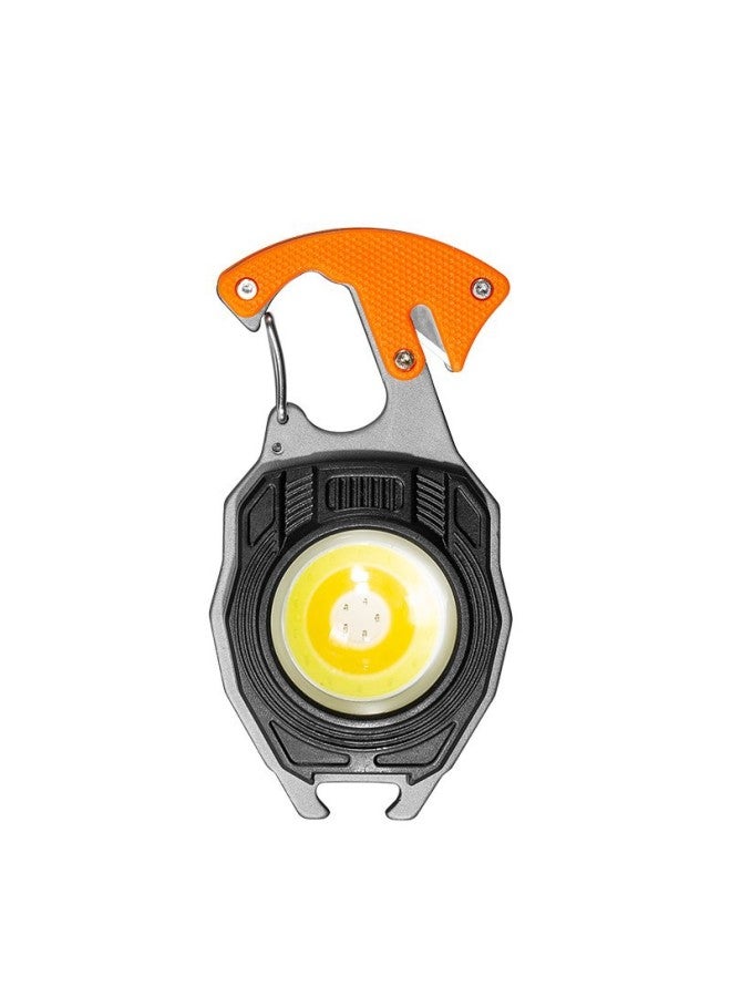 Multifunctional Portable USB Mini Keychain Light Highlight COB Work Light Camp Light Emergency Outdoor Camping Light