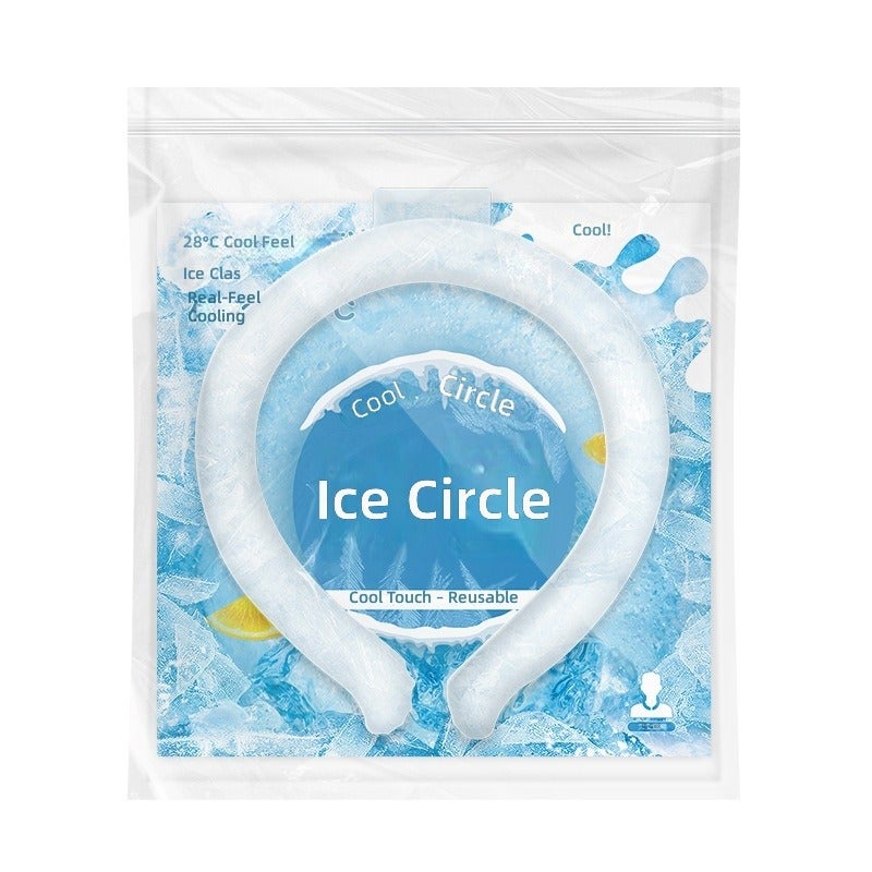 Summer Cooling Ice Ring - Portable Neck Cooler for Outdoor Sports