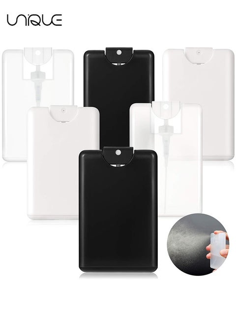 12 Pieces 20 ml/ 0.67 oz Refillable Perfume Spray Bottles Card Type Fine Mist Bottles Plastic Perfume Bottle Portable Small Moisturizing Sprayer Container for Hand Sprays Liquid, Cosmetic