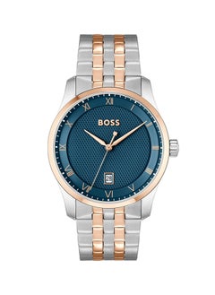 HUGO BOSS Men's Analog Round Shape Stainless Steel Wrist Watch 1514135 - 41 Mm  - Image 1