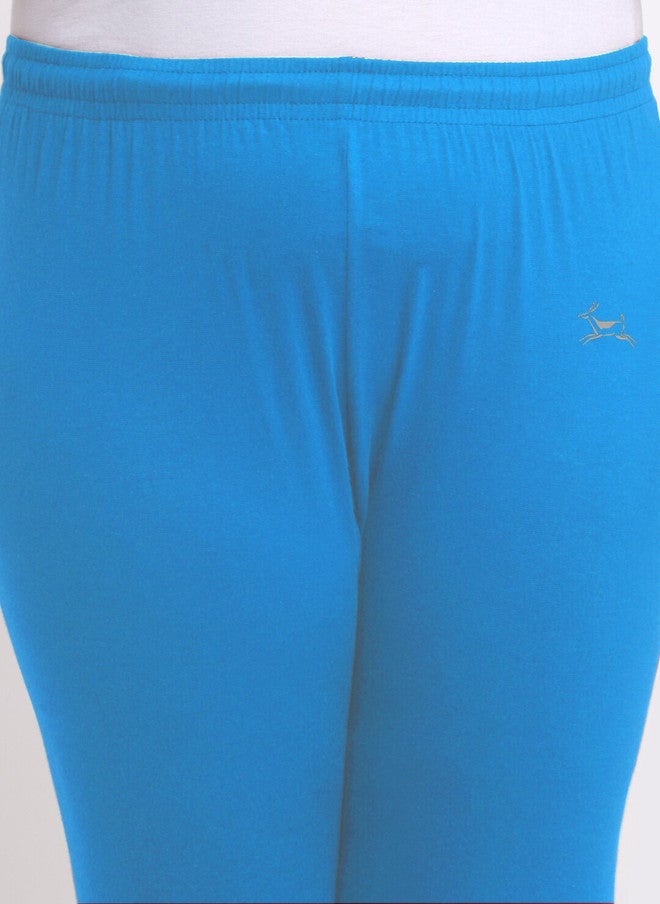Trend Level Women Plus Size Mid-Rise Slim-Fit Ankle Length Leggings - Image 5