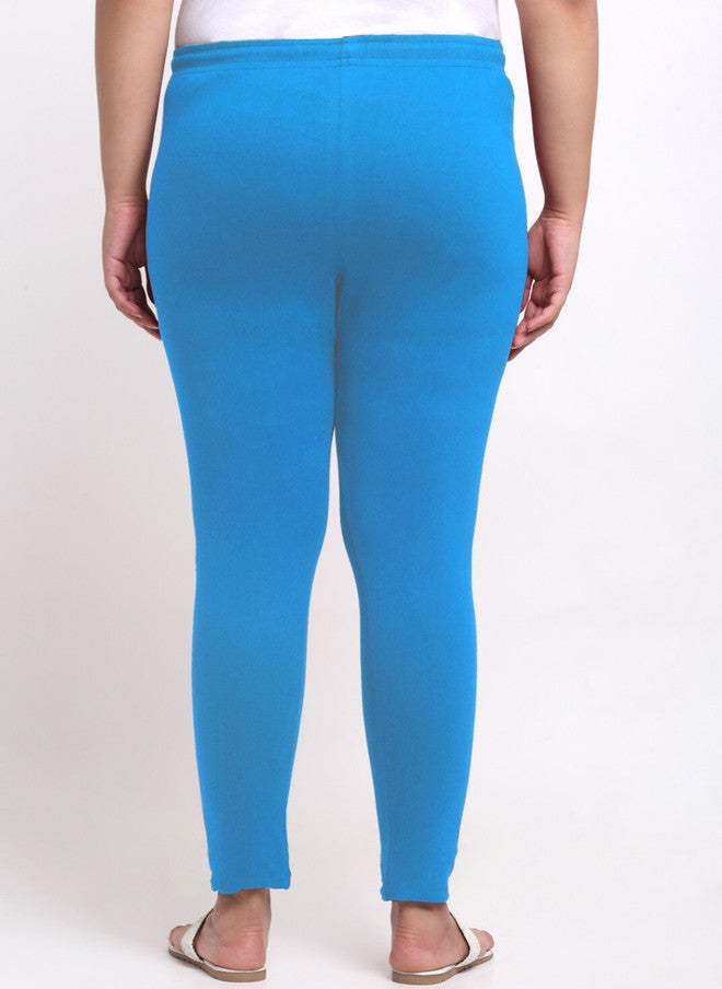 Trend Level Women Plus Size Mid-Rise Slim-Fit Ankle Length Leggings - Image 3