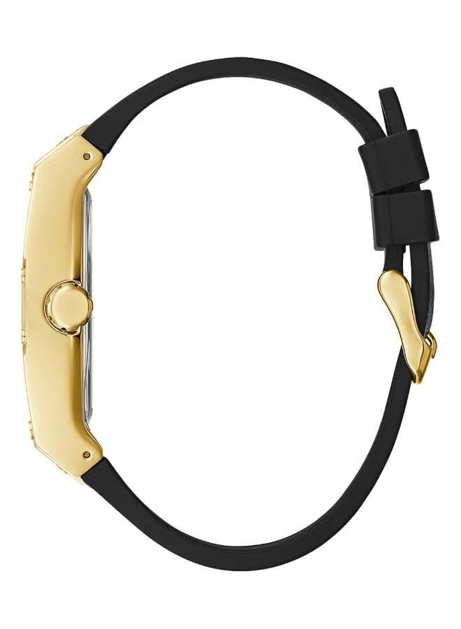 GUESS BY MARCIANO Men's Phoenix Water Resistance Leather Analog Watch GW0202G1 - Image 3