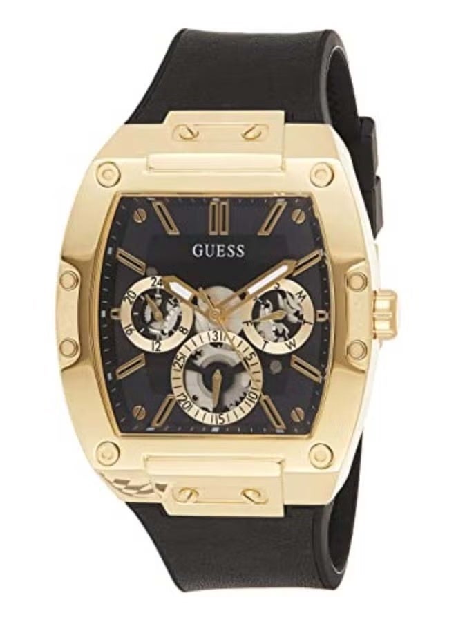 GUESS BY MARCIANO Men's Phoenix Water Resistance Leather Analog Watch GW0202G1 - Image 4