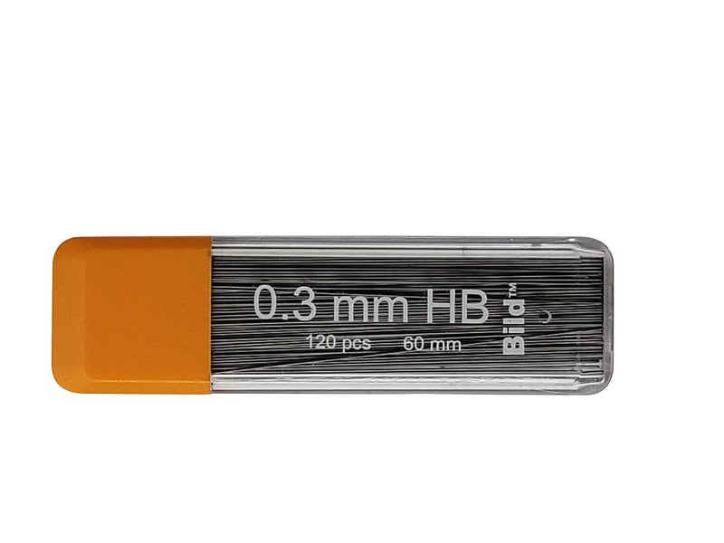 Bild Premium 1200 leads of 0.3mm Mechanical Pencil Lead Refills (HB Mega, 0.3 mm) - Image 2