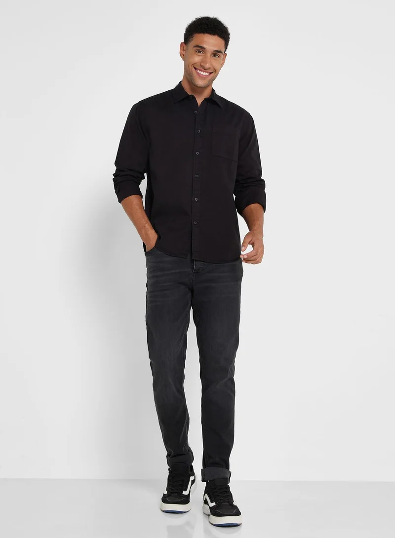 Seventy Five Twill Long Sleeve Shirt