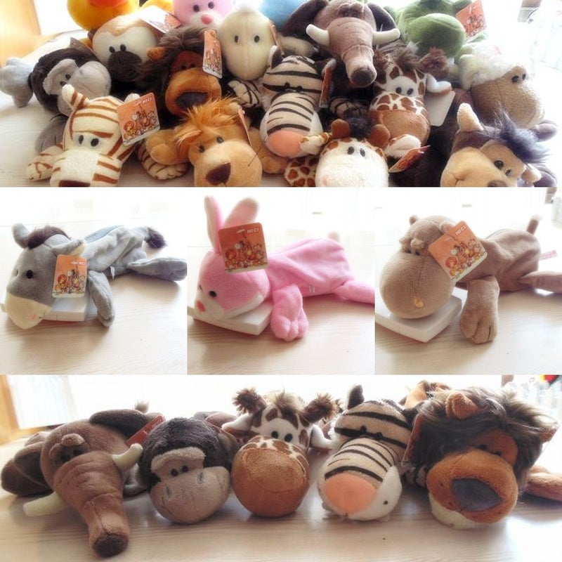 Student Plush Pencil Case Korean Pencil Case Cute 20 Various Cartoon Creative Animal Pencil Case Plush Toys - Image 1