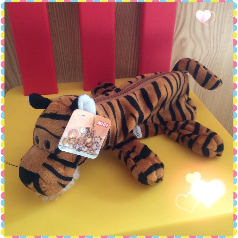 Student Plush Pencil Case Korean Pencil Case Cute 20 Various Cartoon Creative Animal Pencil Case Plush Toys - Image 4
