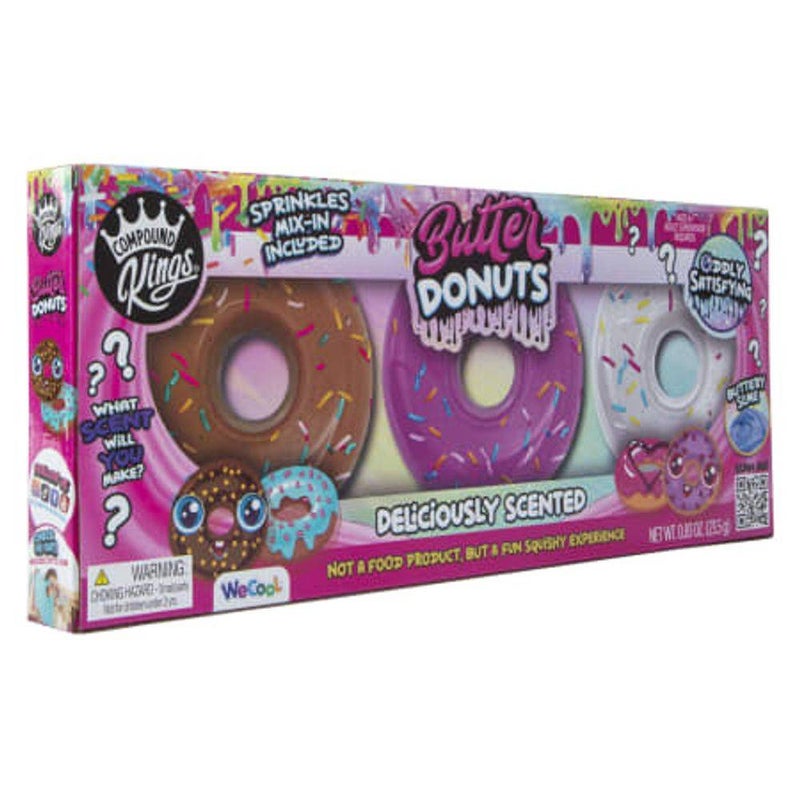 Compound Kings Deliciously Scented Butter Donuts Slime Kit (3 Pieces, 235 g) - Image 2