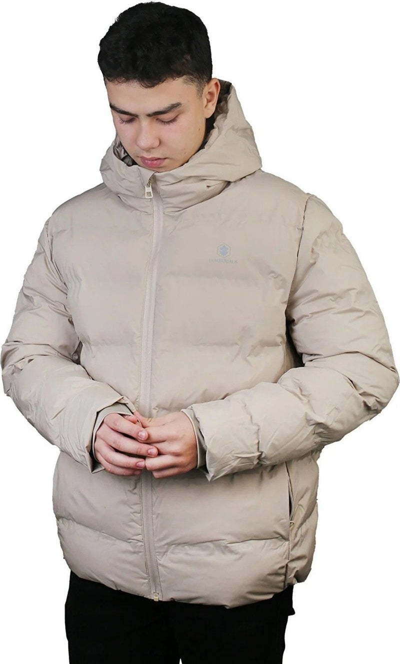LUMBERJACK Men's 3W ml Nolan Coat 2SN22 3pr,beige Coat Xl - Beige  - Image 4