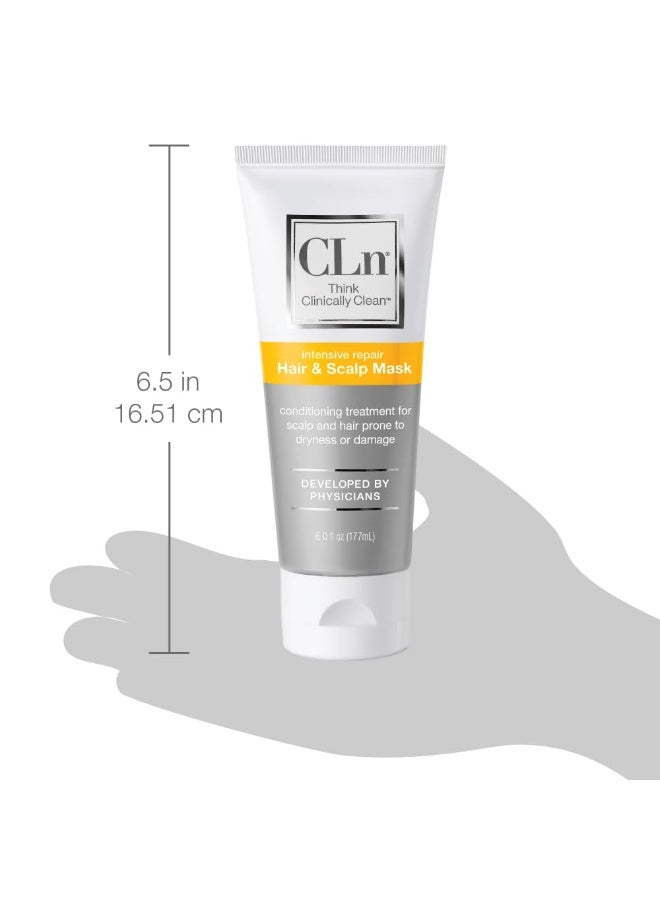 CLnÂ® Hair & Scalp Mask Conditioner - Deep Conditioner for Hair & Scalp Prone to Dryness & Damage, Paraben-Free & Dye-Free, Scented by Eucalyptus, 6 fl. oz. - Image 2