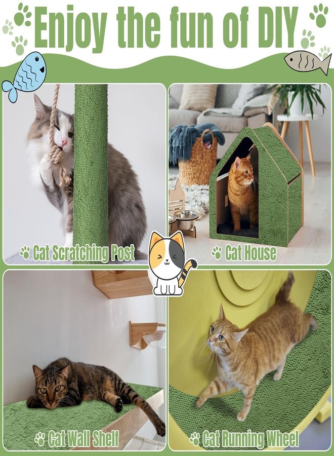 ROYALAY Cat Scratching Post Carpet Covered 78.7”x15.8”,Trimmable Self-Adhesive Mat Cat Scratcher, Furniture Protector Cat Tree Shelves Replacement Parts for Shelf Shelves Steps Couch DIY Protector - Image 5