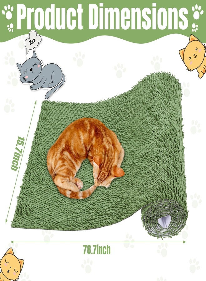 ROYALAY Cat Scratching Post Carpet Covered 78.7”x15.8”,Trimmable Self-Adhesive Mat Cat Scratcher, Furniture Protector Cat Tree Shelves Replacement Parts for Shelf Shelves Steps Couch DIY Protector - Image 2