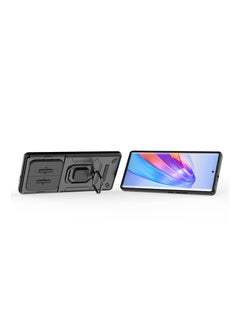 CoomBe Slide Camera Phone Case Honor X9a Cover Luxury Armor PC Shockproof Metal Ring Stand Protective Back Cover  - Image 3