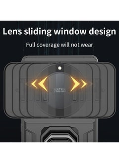 CoomBe Slide Camera Phone Case Honor X9a Cover Luxury Armor PC Shockproof Metal Ring Stand Protective Back Cover  - Image 5