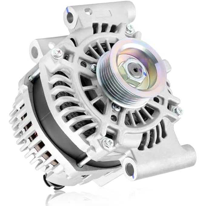 Farrme 11411 Car Alternators 150 Amp, 6-Groove Pulley Fit for Ford Escape 09-12, Fusion 10-12, for Mazda Tribute 09-11, for Mercury Mariner 09-11, Milan 10-11 V6 3.0L Automotive Replacement Alternator - Image 1