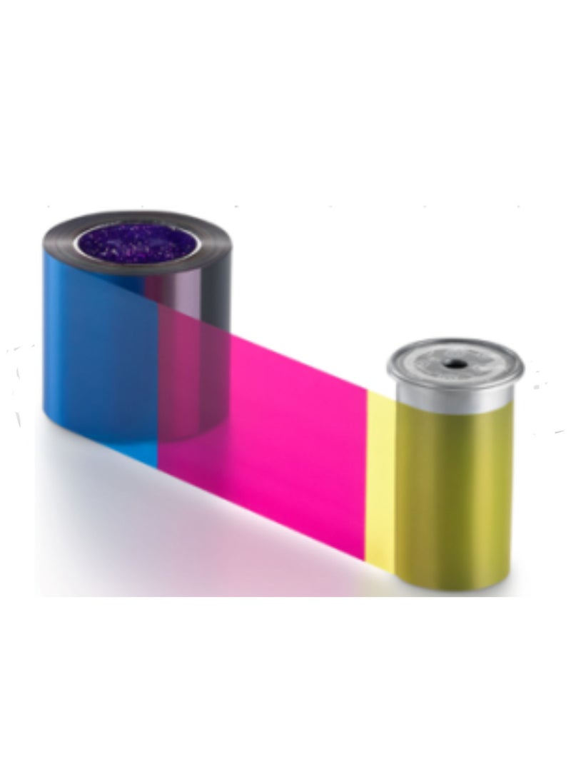 DATACARD Entrust Sigma 525100-004-S100 Color Ribbon, 500 Images Single Side, 250 Images Double Side, Automatic Adjustments, YMCKT | 525100-004-S100 - Image 1