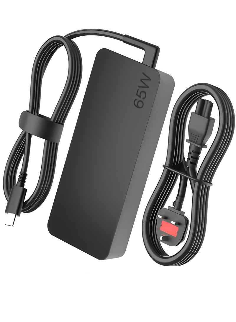 أبلينم شاحن لابتوب 65 واط 45 واط بمنفذ USB-C متوافق مع أجهزة Lenovo ThinkPad T480 T570 E490 E580 T14 T15 Chromebook 300e 500e Yoga C930 HP Elitebook 1030 1040 Zbook 14u 15u Dell ASUS Acer محول طاقة - Image 1