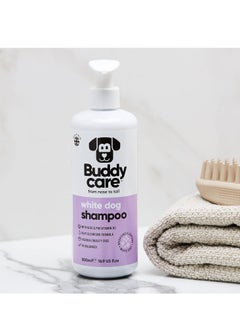 Buddy Dog Shampoo by Buddycare Brightening and Whitening Shampoo for Dogs Deep Cleansing Fresh Scented With Aloe Vera and Pro Vitamin B5 500ml  - Image 4
