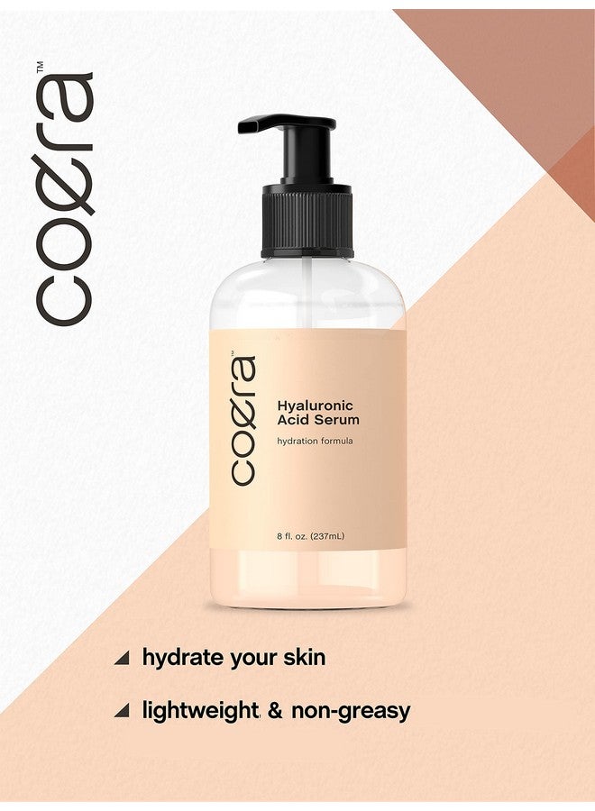 Coera سيروم حمض الرونيك للوجه والبشرة 8 أونصات خالي من البارابين و SLS مرطب قد يختلف التغليف حسب Coera - Image 3