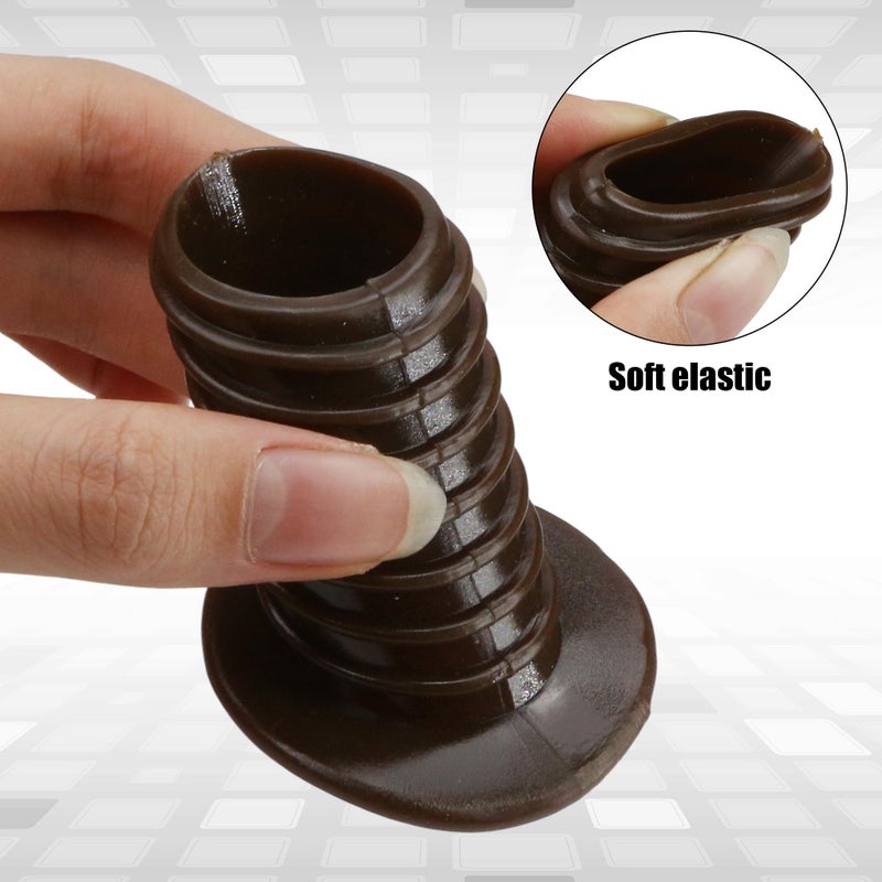 KH866 4Pcs Ponytail Volumizer Brown Ponytail Holder Bump Up Hair Styling Insert Pro Increased Volume Hair Pad Fashion Hair Bun Maker Magic Hair Bump Accessory Tool for High Lift - Image 4