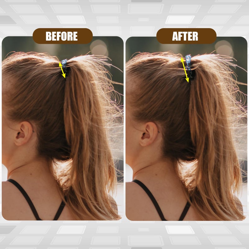 KH866 4Pcs Ponytail Volumizer Brown Ponytail Holder Bump Up Hair Styling Insert Pro Increased Volume Hair Pad Fashion Hair Bun Maker Magic Hair Bump Accessory Tool for High Lift - Image 3